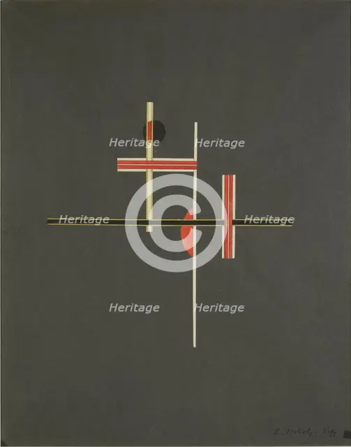 Red and black balance, 1922. Artist: Moholy-Nagy, László (1895–1946)