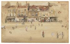 Red and Brown-Hoxton, 1885-1886. Creator: James Abbott McNeill Whistler