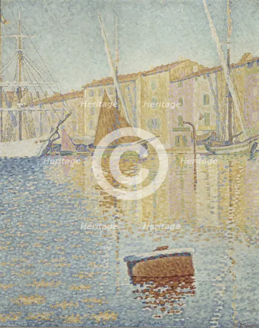 Red Buoy (La bouée rouge). Artist: Signac, Paul (1863-1935)