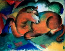 Red Bullock 1912-1913. Artist: Franz Marc