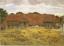 Red Barn at Whitchurch, 1868. Artist: George Price Boyce