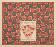 Red Berries Silk Fabric, 1901. Creator: Moser, Koloman (1868-1918)