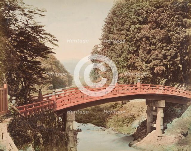 [Red Bridge], 1870s. Creator: Unknown.