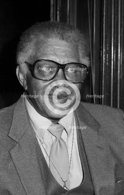 Red Callender, Kettners, London, November 1985.    Artist: Brian O'Connor.