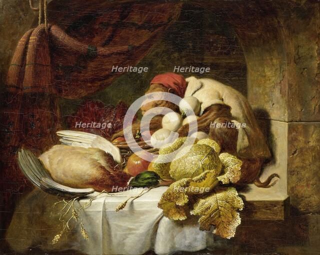 'Red cap', 1857. Creator: George Lance.