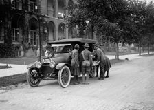Red Cross Motor Corps - Groups, 1917. Creator: Harris & Ewing
