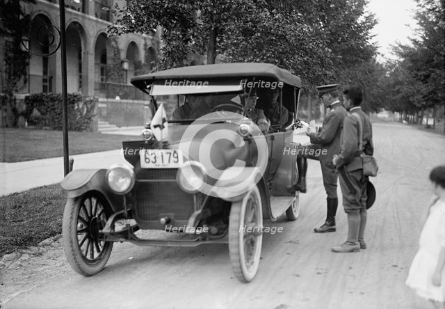 Red Cross Motor Corps - Groups, 1917. Creator: Harris & Ewing.