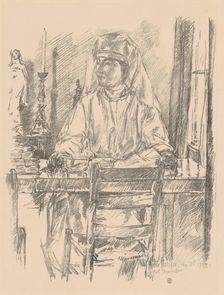 Red Cross Nurse, 1918. Creator: Frederick Childe Hassam