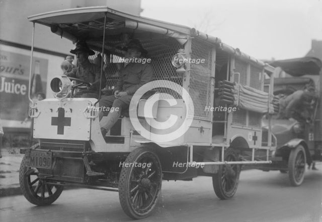 Red Cross Auto N.G. S.N.Y., between c1910 and c1915. Creator: Bain News Service.