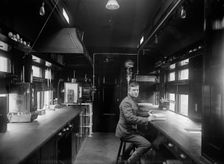 Red Cross, American - Sanitary Railroad Car, 1917. Creator: Harris & Ewing