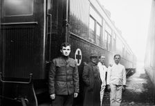 Red Cross, American - Sanitary Railroad Car, 1917. Creator: Harris & Ewing