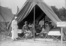 Red Cross, American - Women's National Service School; Red Cross Instructions in Care of Sick, 1916. Creator: Harris & Ewing