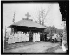 Red Cross: Canteen Station, Bristol, Va.-Tenn, between 1910 and 1920. Creator: Harris & Ewing