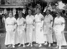 Red Cross Comforts Committee, 1917. Creator: Harris & Ewing