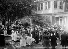 Red Cross Luncheon On General Scott's Lawn - General View, 1917. Creator: Harris & Ewing
