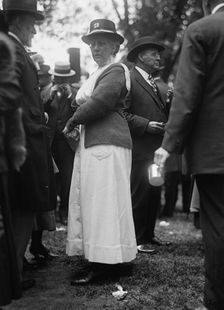 Red Cross Luncheon On General Scott's Lawn - Mrs. Hugh L. Scott, 1917. Creator: Harris & Ewing