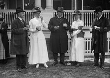 Red Cross Luncheon On General Scott's Lawn - Unidentified; Boardman; Taft; Mrs. Scott; Davison, 1917 Creator: Harris & Ewing
