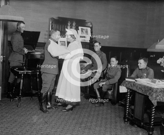 Red Cross wounded officer, between 1917 and c1920. Creator: Bain News Service.