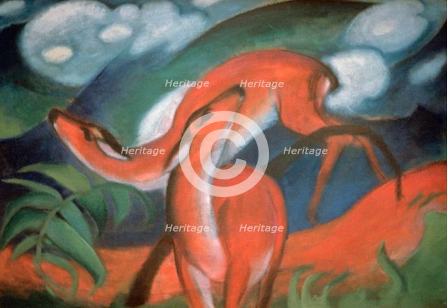 'Red deer II', 1912. Artist: Marc Franz