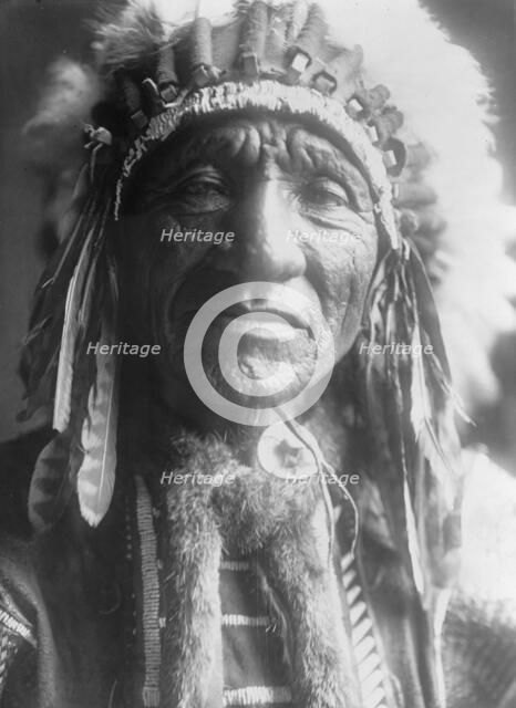 Red Dog (Shunka Luta), c1907. Creator: Edward Sheriff Curtis.