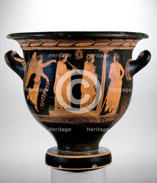 Red figure bell krater, late 5th century BC. Artist: Kadmos Painter.