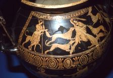 Red figured Nestoris (wine-jar), Lucania,, c390-c380 BC