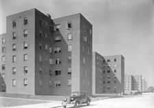 Red Hook Housing Project, Brooklyn, New York, 1939. Creator: Gottscho-Schleisner, Inc