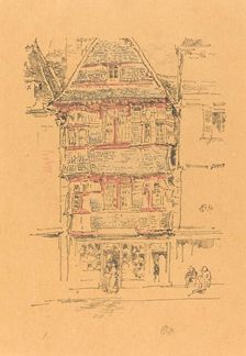 Red House, Paimpol, 1893. Creator: James Abbott McNeill Whistler