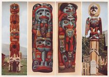 Red Indian Sagas Told in Carved and Painted Wood c1935