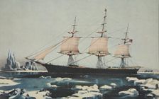 Red Jacket - In the Ice off Cape Horn, on her passage from Australia, to Liverpool, August 1854