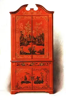 Red Lacquer Cabinet, 1907 (1908). Creator: Shirley Slocombe