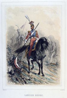 Red Lancer 1859. Artist: Auguste Raffet