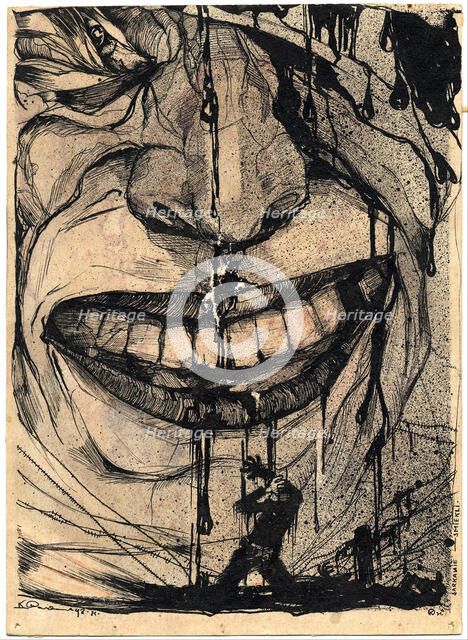 Red Laughter, 1931. Creator: Padegs; Karlis (1911-1940).