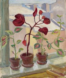 Red leaves III, 1930-1939. Creator: Aino von Boehm