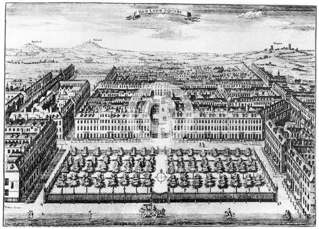 Red Lion Square, London, 18th century (1907). Artist: Unknown
