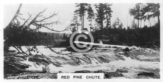 Red Pine Chute, Canada, c1920s. Artist: Unknown