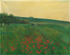 Red Poppies, 1910. Creator: Frantisek Kavan