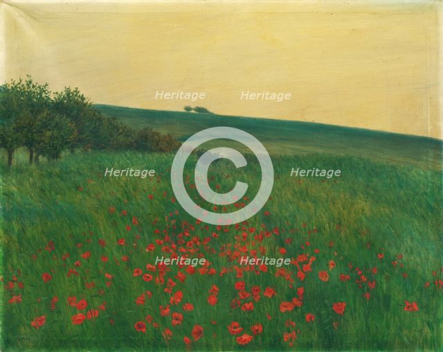 Red Poppies, 1910. Creator: Frantisek Kavan.