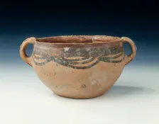 Red pottery jar with painted designs, Neolithic, Ma Chang phase, China, c2500 BC-1700 BC. Creator: Unknown