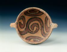 Red pottery jar with painted designs, Neolithic, Ma Chang phase, China, c2500 BC-1700 BC. Creator: Unknown