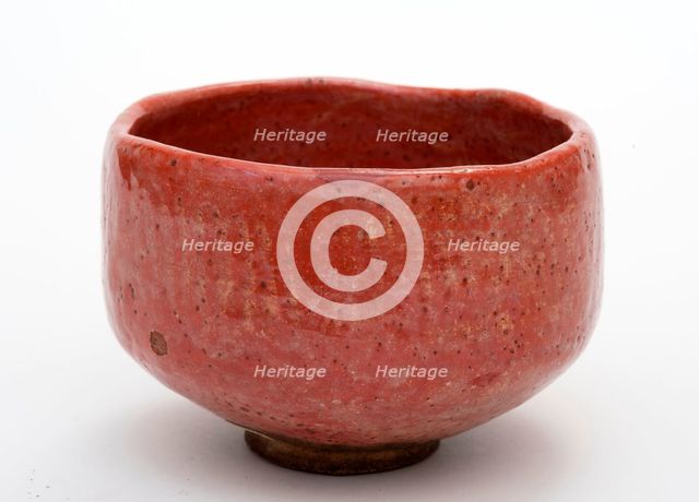 Red Raku Teabowl, 17th century.