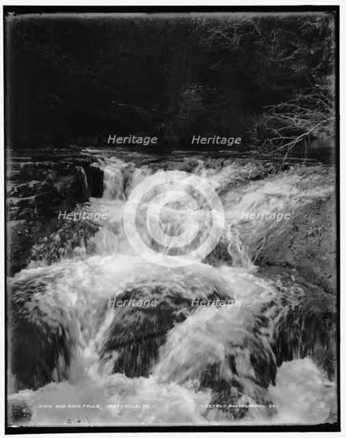 Red Rock Falls, Henryville, Pa., between 1890 and 1901. Creator: Unknown.
