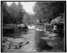 Red Rock Falls, Henryville, Pa., c1900. Creator: Unknown