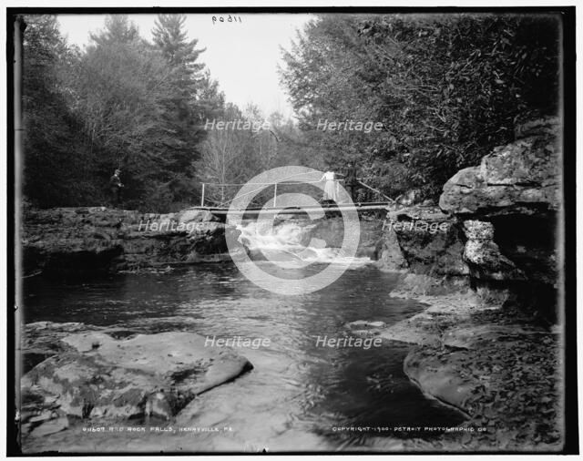 Red Rock Falls, Henryville, Pa., c1900. Creator: Unknown.