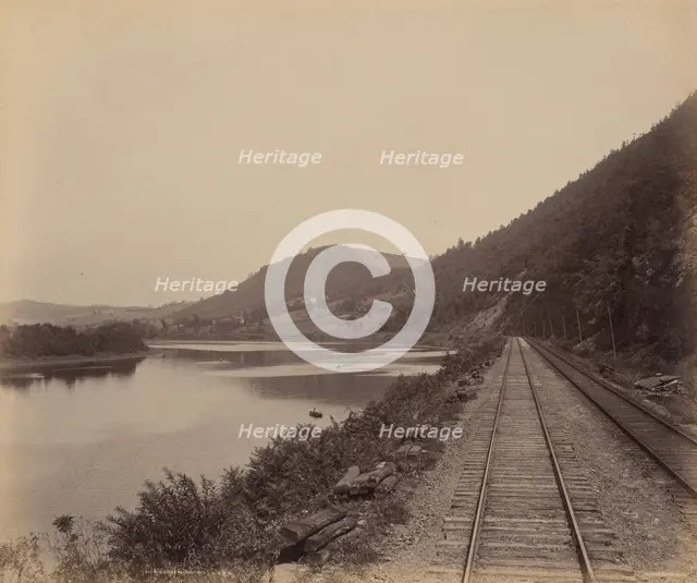 Red Rocks Near Allen's, c. 1895. Creator: William H Rau.