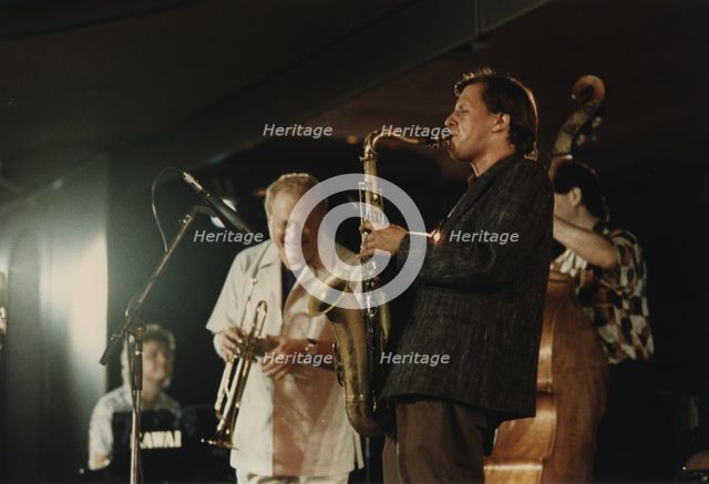 Red Rodney and Chris Potter, North Sea Jazz Festival, The Hague, Netherlands, 1991. Creator: Brian Foskett.