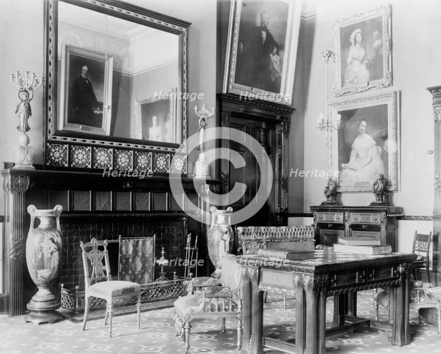 Red Room, White House, Washington, D.C., c1890. Creator: Frances Benjamin Johnston.