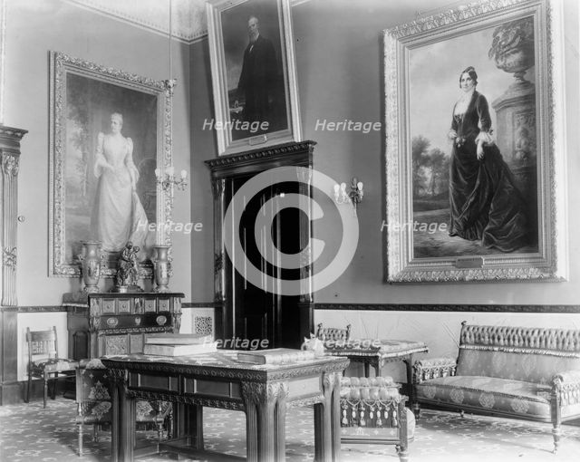 Red Room, White House, Washington, D.C., c1890. Creator: Frances Benjamin Johnston.
