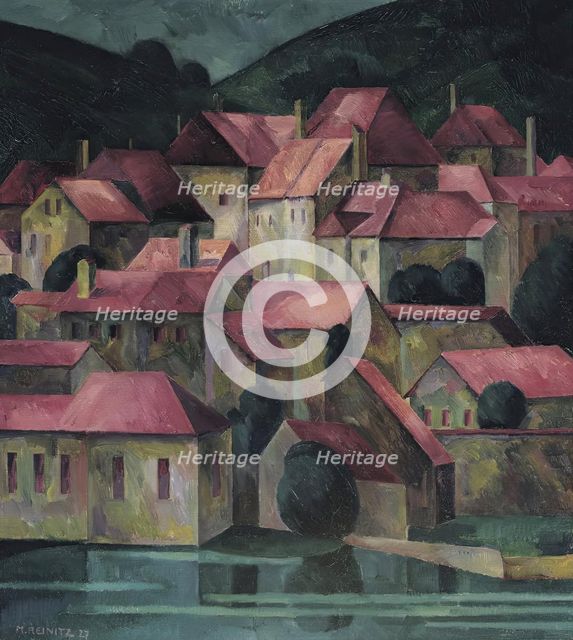 Red roofs, 1927. Creator: Maximilian Reinitz.