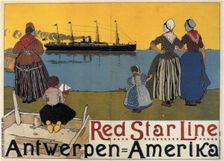 Red Star Line, 1899. Artist: Cassiers, Henri (1858-1944)